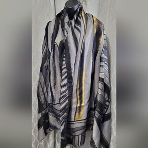 Kollie More | 100% Viscose Scarf | Lightweight & Stylish Scarf | Abstract